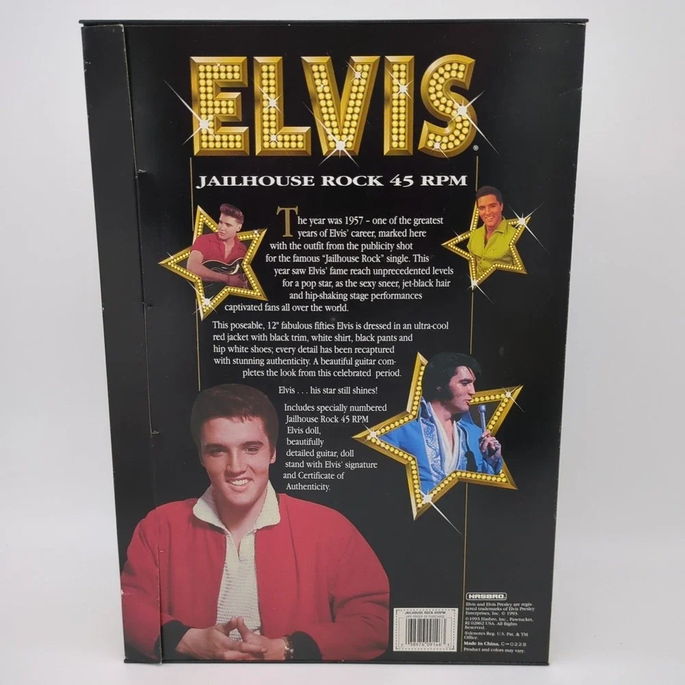 Vintage Elvis Presley Jail House Rock Doll Figurine 12